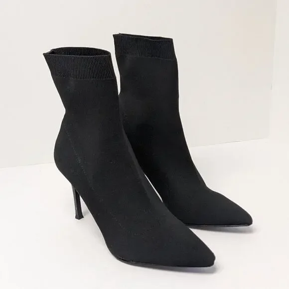 Steve Madden Claire Booties, Black, Women's 9 M - Picture 1 of 6